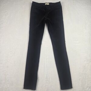 L'AGENCE Jeans Women's Brown Skinny Jeans Size‎ 24 Chantal Crushed Velvet Denim